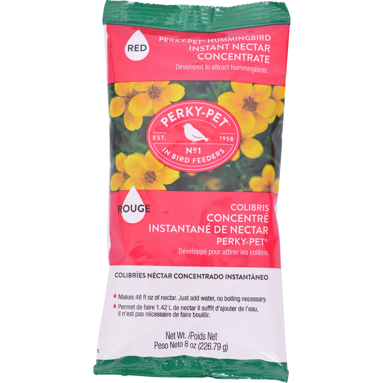 8 Oz. Instant Nectar Concentrate For Hummingbirds - 100% Sucrose