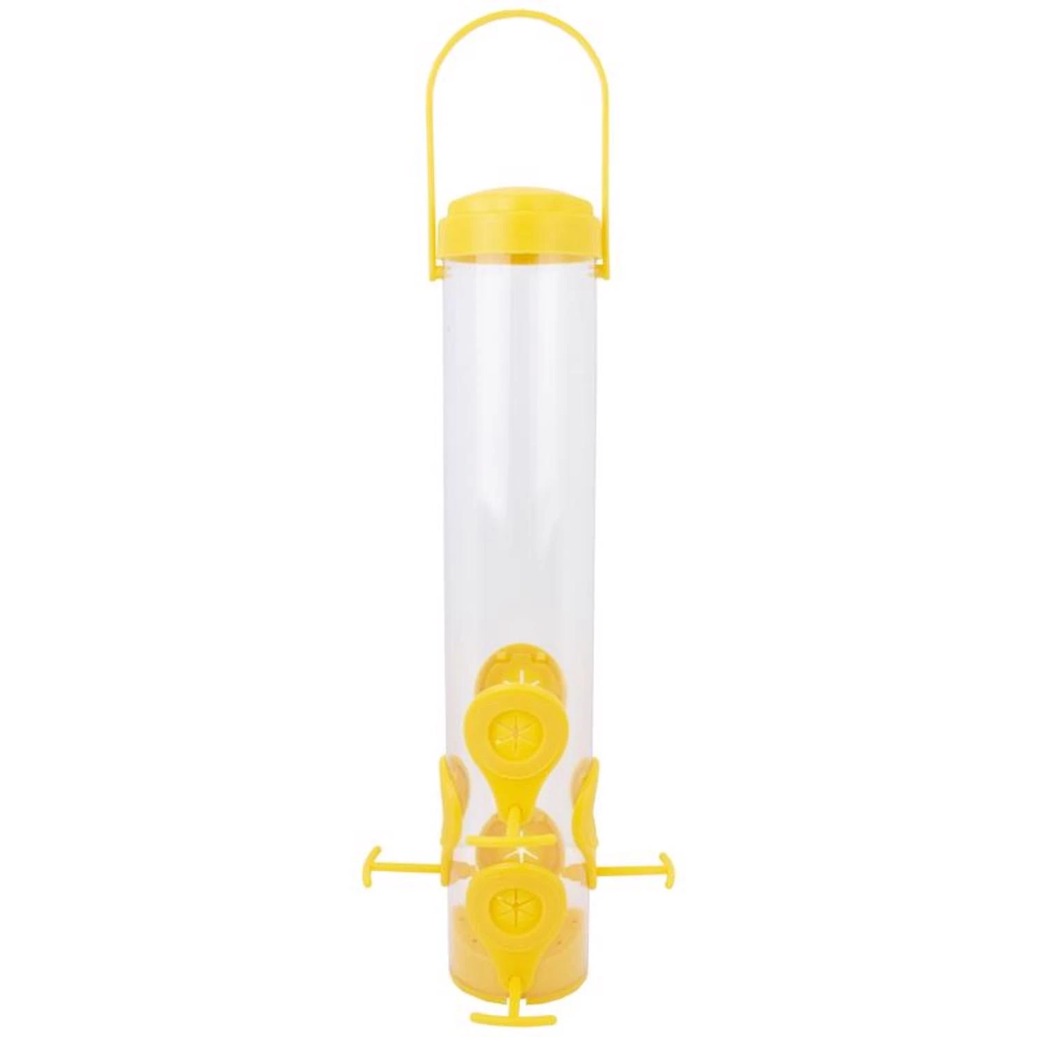 Perky-Pet Classic  14-1/2 In. 1.5 Lb. Capacity Yellow Nyjer Seed Finch Thistle Feeder