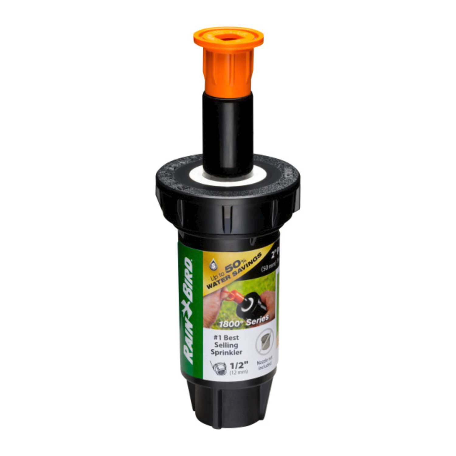 1800 Pro Series Pressure Regulated Sprinkler Head, 2-Inch Pop-Up, Body Only Without Nozzle