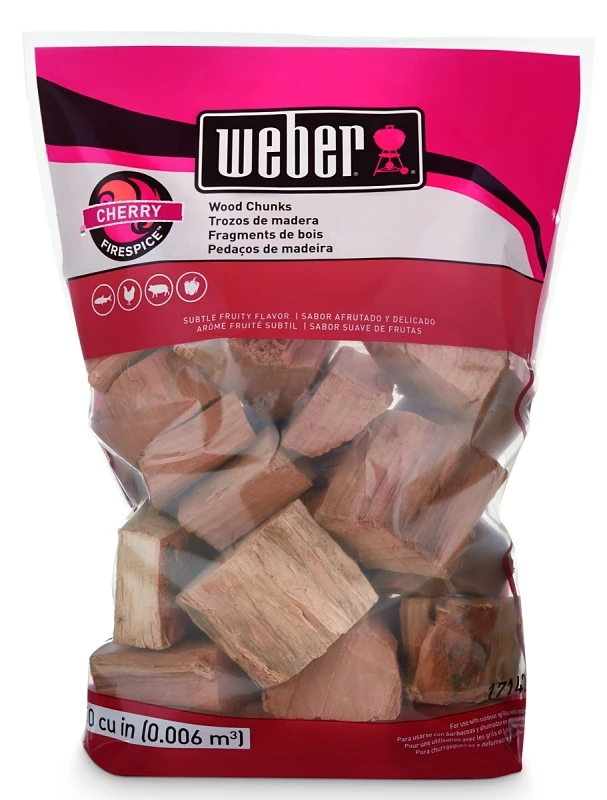 350 Cu. In. Cherry Wood Chunks For Grilling And Smoking