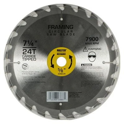 Framing Combo Circular Saw Blade, 24-Tooth x 7-1/4 In.