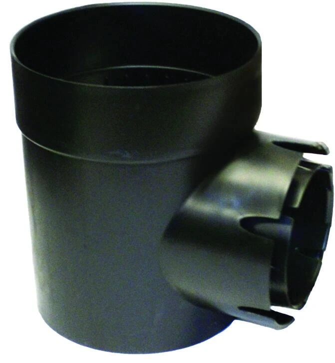 6 In. Black Spee-d Single Outlet Catch Basin For Drainage Solutions