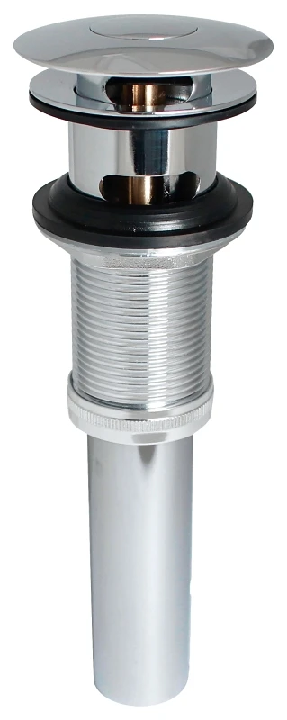 K820-75 1-1/4 In. Chrome-plated Brass Push Button Bathroom Sink Drain With Overflow