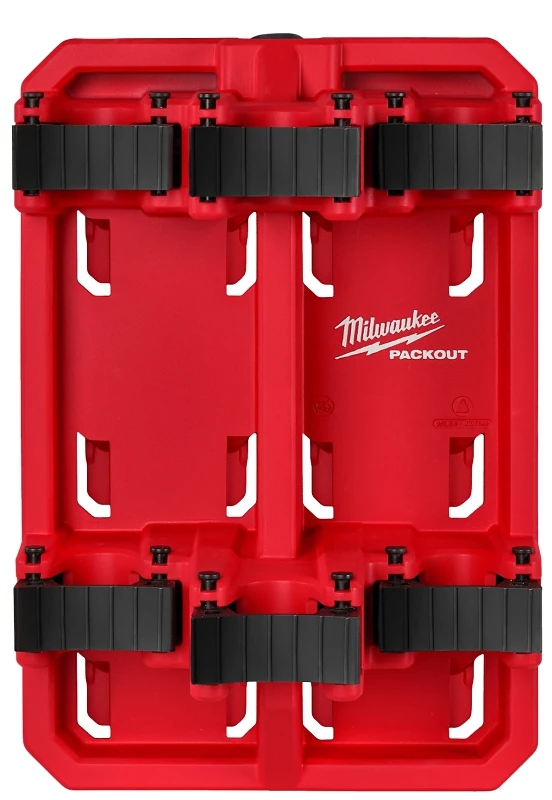 Packout Long Handle Tool Rack - 9.4 In. W X 14 In. H - Red
