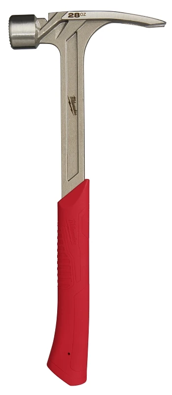 28 Oz. Milled Face Framing Hammer With Steel I-beam Handle