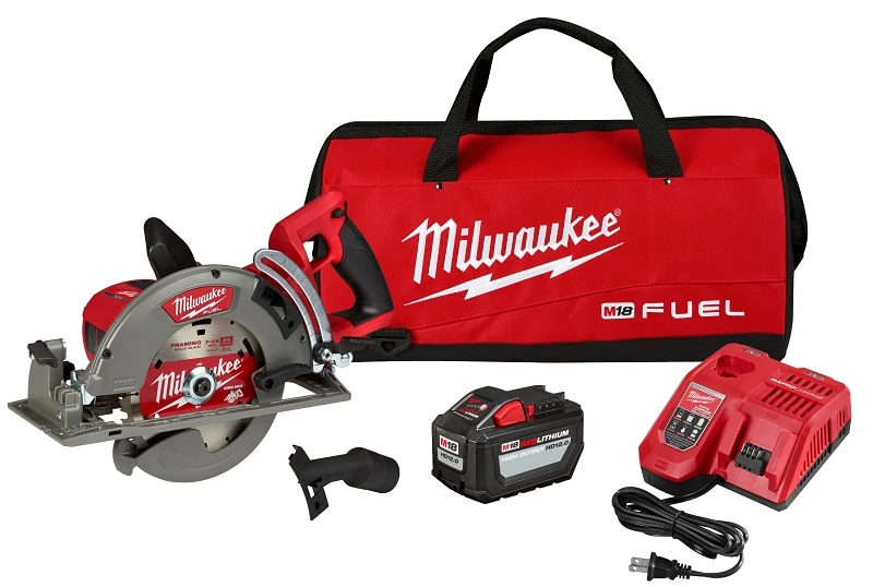M18 Fuel 7-1/4 In. Cordless Rear Handle Circular Saw Kit With 12.0 Ah Battery