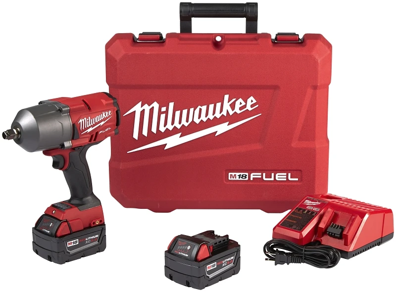 M18 Fuel 1/2 In. Cordless Brushless Impact Wrench Kit With Battery & Charger
