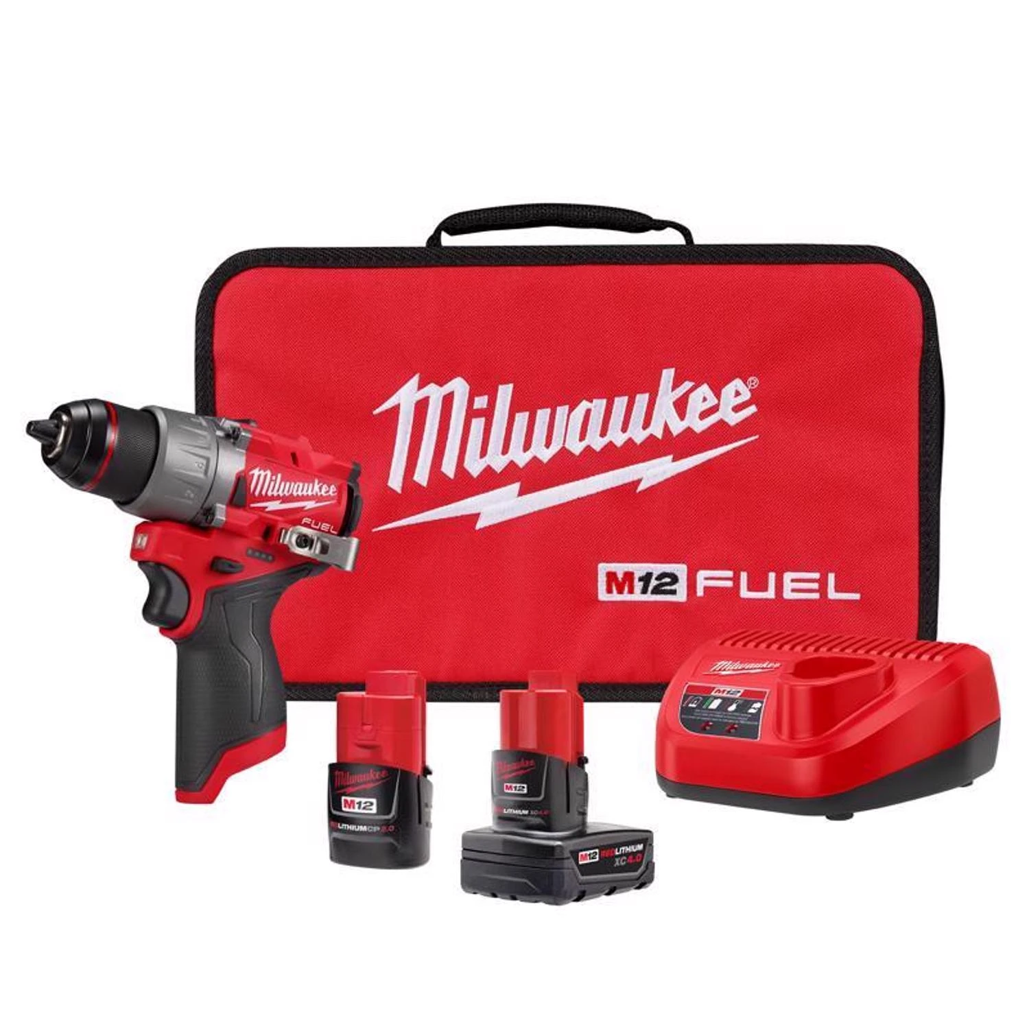 M12 Fuel Brushless 1/2 In. Subcompact Cordless Drill/driver Kit With Batteries & Charger