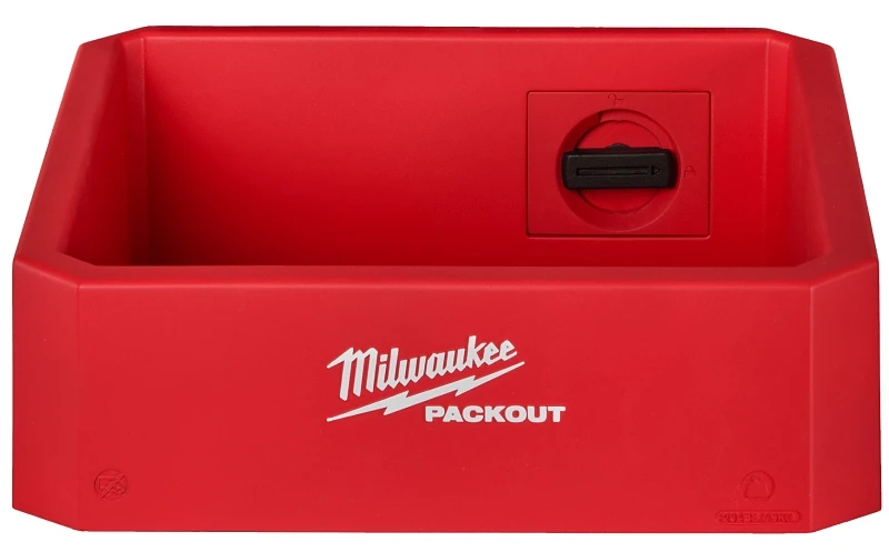 Packout Compact Shelf 9.5" W X 3.6" H Red Plastic Organizer