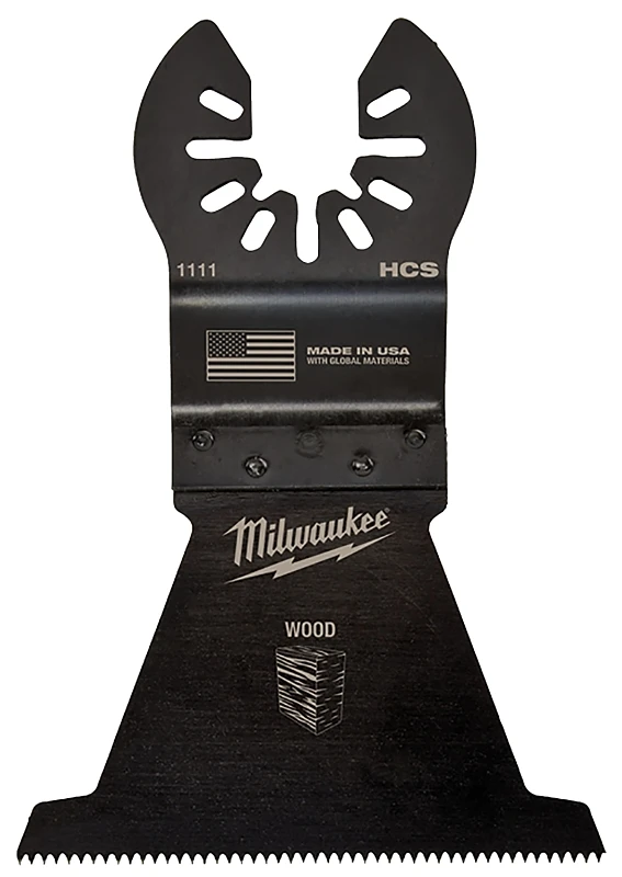 Milwaukee Universal Fit Open-Lok 3.68 in. L X 2-1/2 in. W High Carbon Steel Multi-Tool Oscillating B