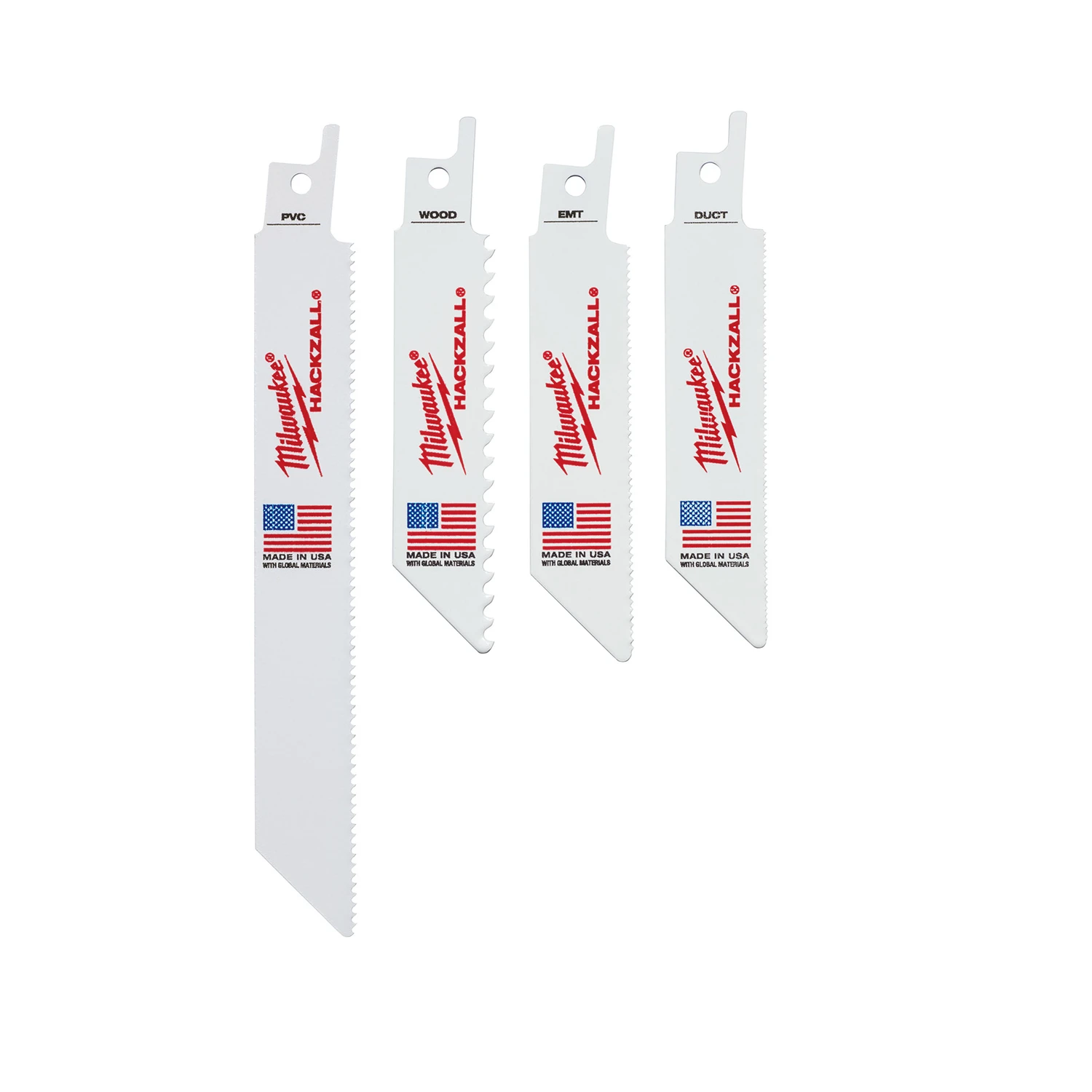 10-Pc. Hackzall Reciprocating Saw Blade Set