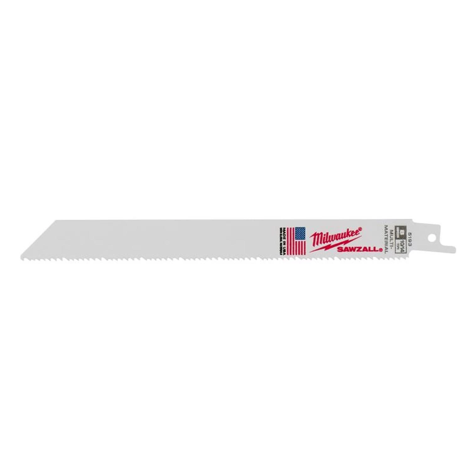 Sawzall Nail-Cutting Reciprocating Saw Blades, 10/14 TPI, 8 In., 5-Pk.