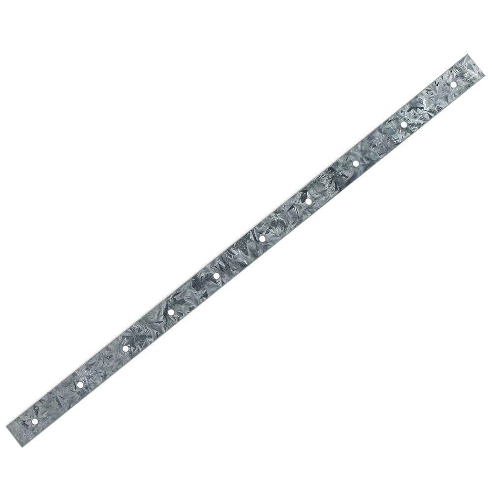 20 Gauge Zinc Plated Steel Strap Tie, 0.75 Inch by 16.3125 Inch