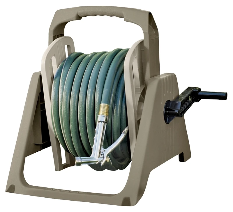 Hose Handler 100 Ft. X 5/8 In. Taupe Resin Hose Reel