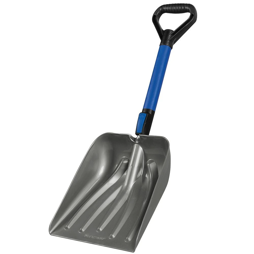 Telescoping Car Shovel with 11 Inch Blade for Snow and Ice Removal