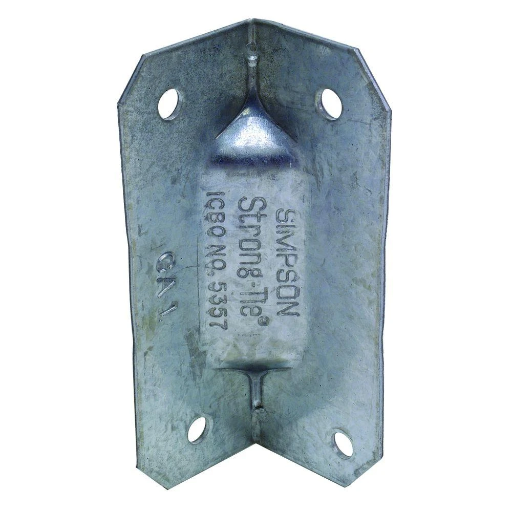 2-3/4 In. Galvanized Steel 18 Gauge Reinforcing Gusset Angle Ga1