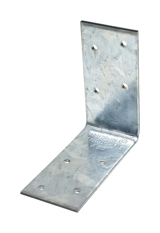 3 In. X 3 In. X 1-1/2 In. Galvanized Steel 12 Gauge Reinforcing Angle