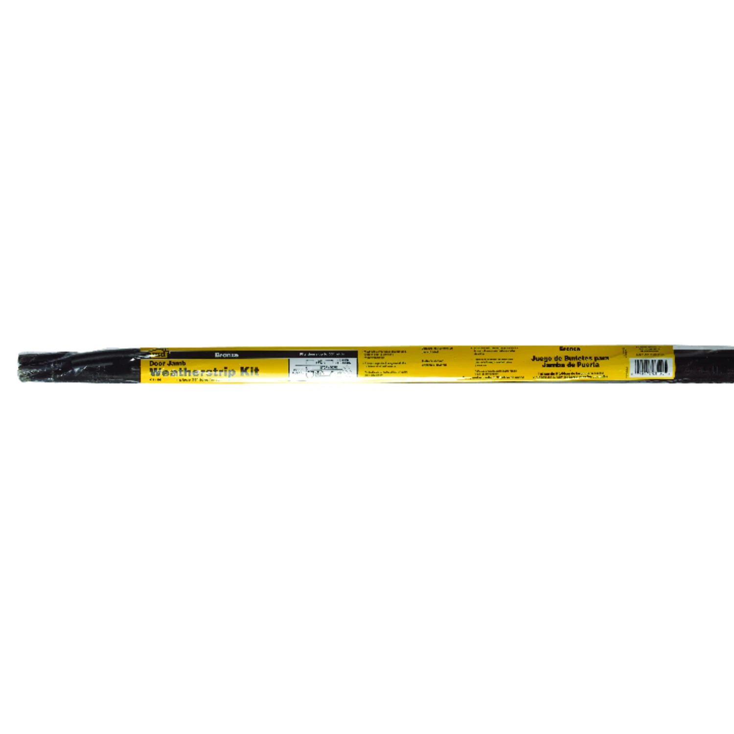 36 In. X 7 Ft. Bronze Door Jamb Weatherstrip Set With Fasteners