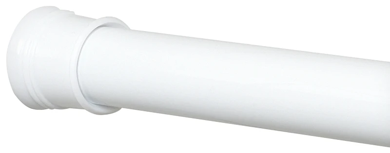 Adjustable Tension Shower Rod 42 In. To 72 In. White