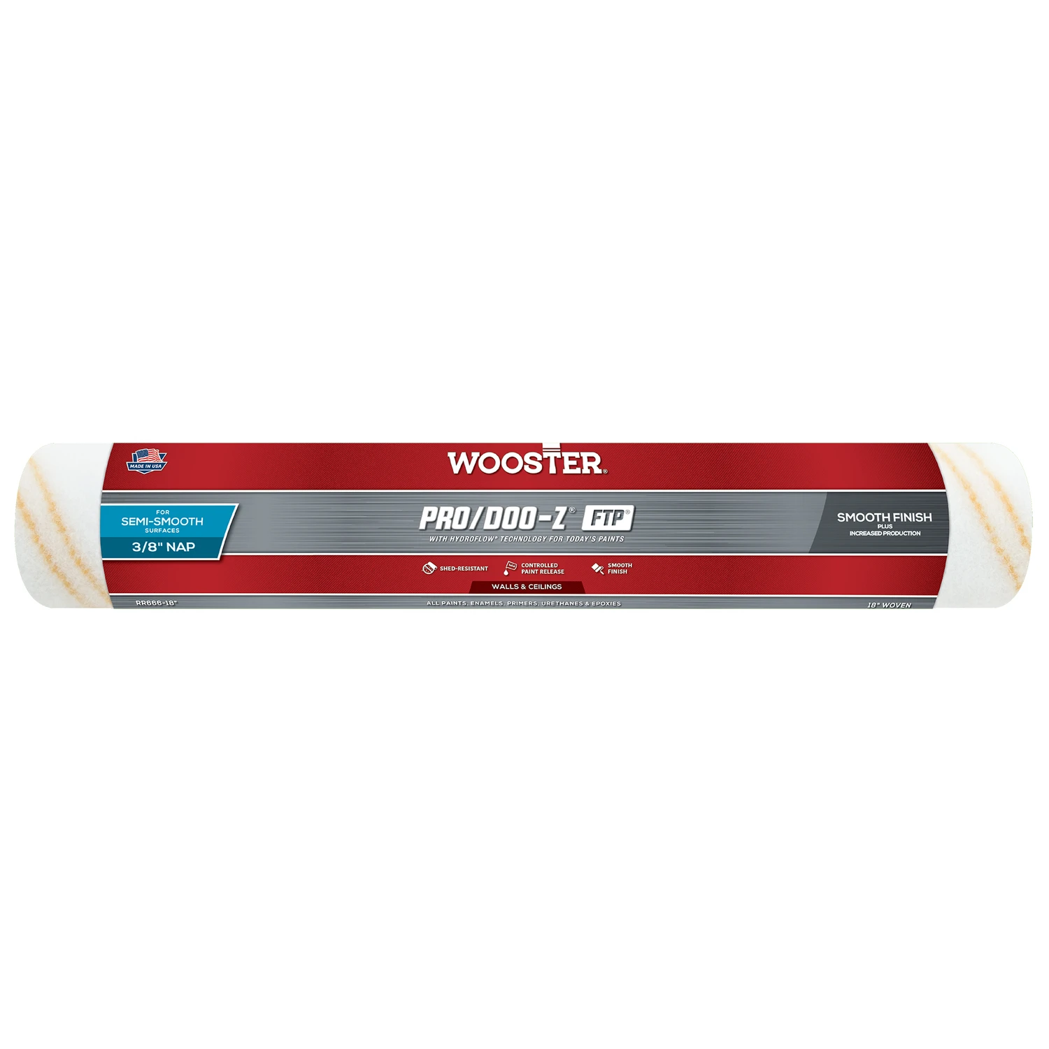 Paint Roller Cover, 18-In. x 3/8-In.