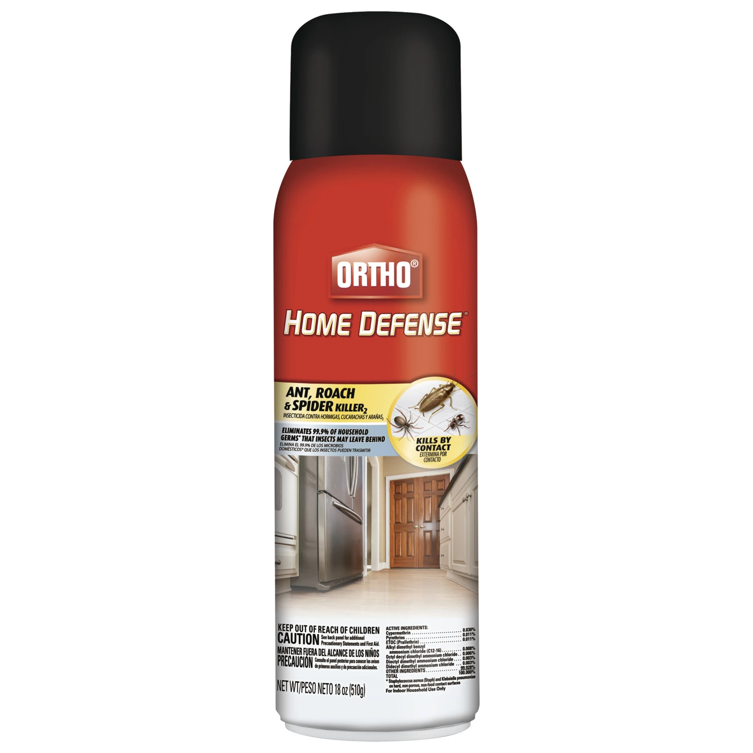 Home Defense 18 Oz. Aerosol Spray Ant, Roach & Spider Killer