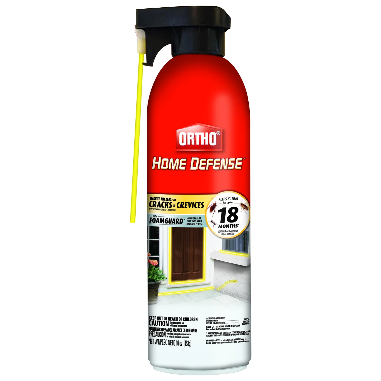 Home Defense 16 Oz. Aerosol Foaming Insect Killer For Cracks & Crevices