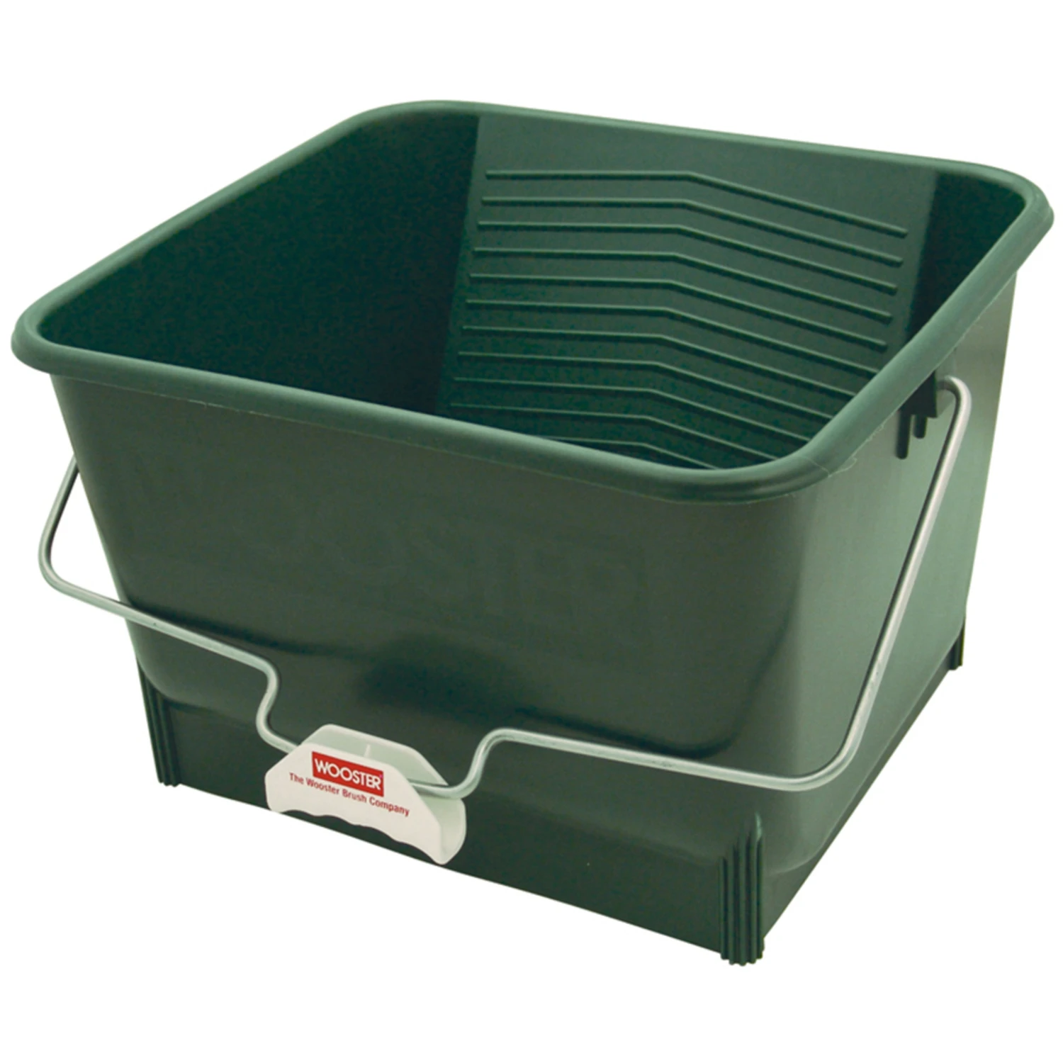 4 Gallon Green Polypropylene Painter's Bucket With Comfort Grip Handle