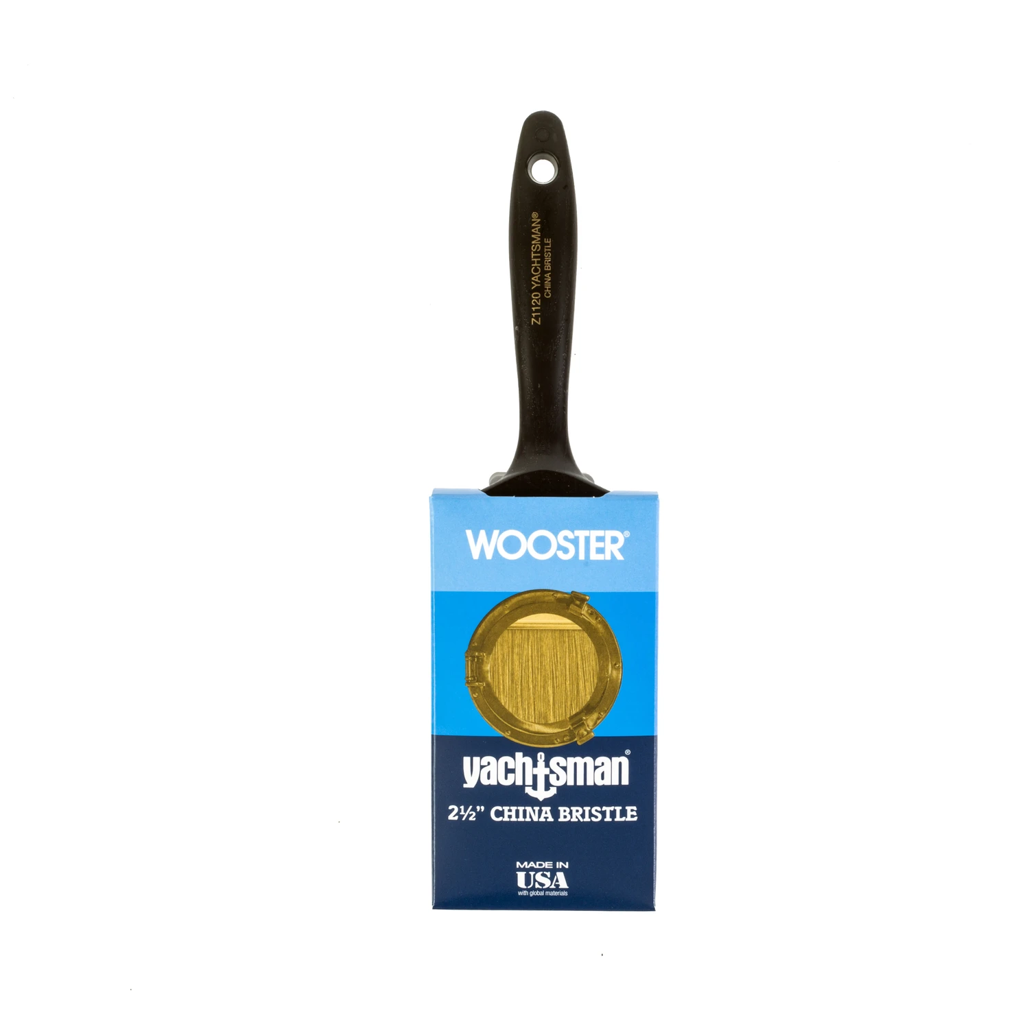 Yachtsman 2-1/2 In. Flat Paint Brush With White China Bristle