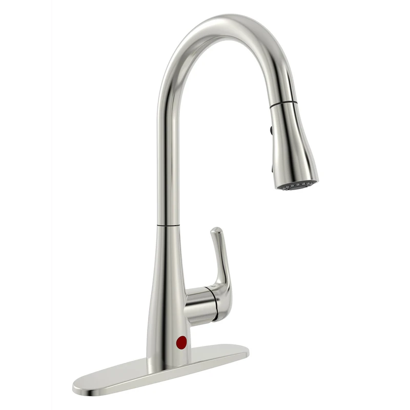 Nex76cbn Motion-sensor Kitchen Faucet With Pull-down Spray, Satin Nickel Finish