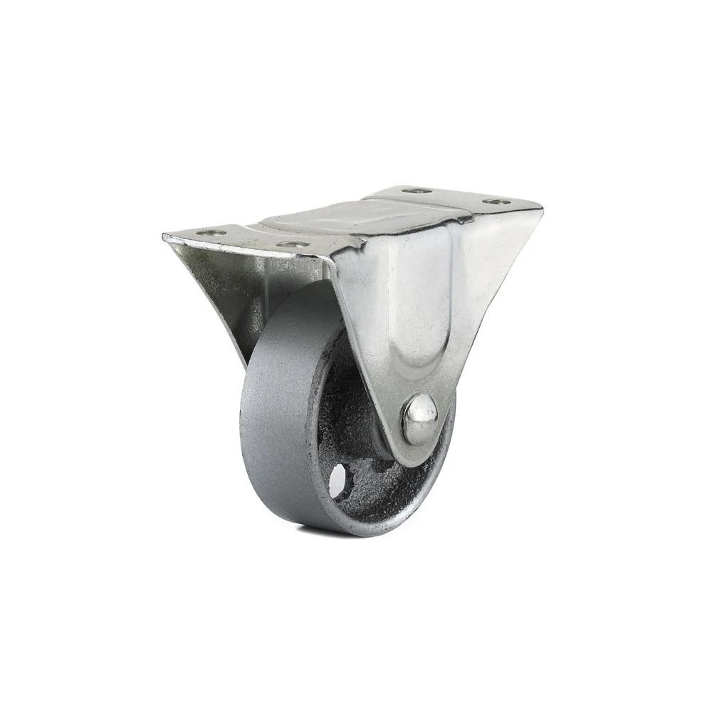 Rigid Plate Caster with 3 Inch Wheel Diameter for Heavy Duty Applications