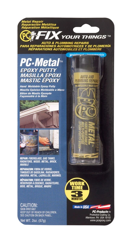 2 Oz. High Strength Gray Epoxy Putty For Metal Repairs