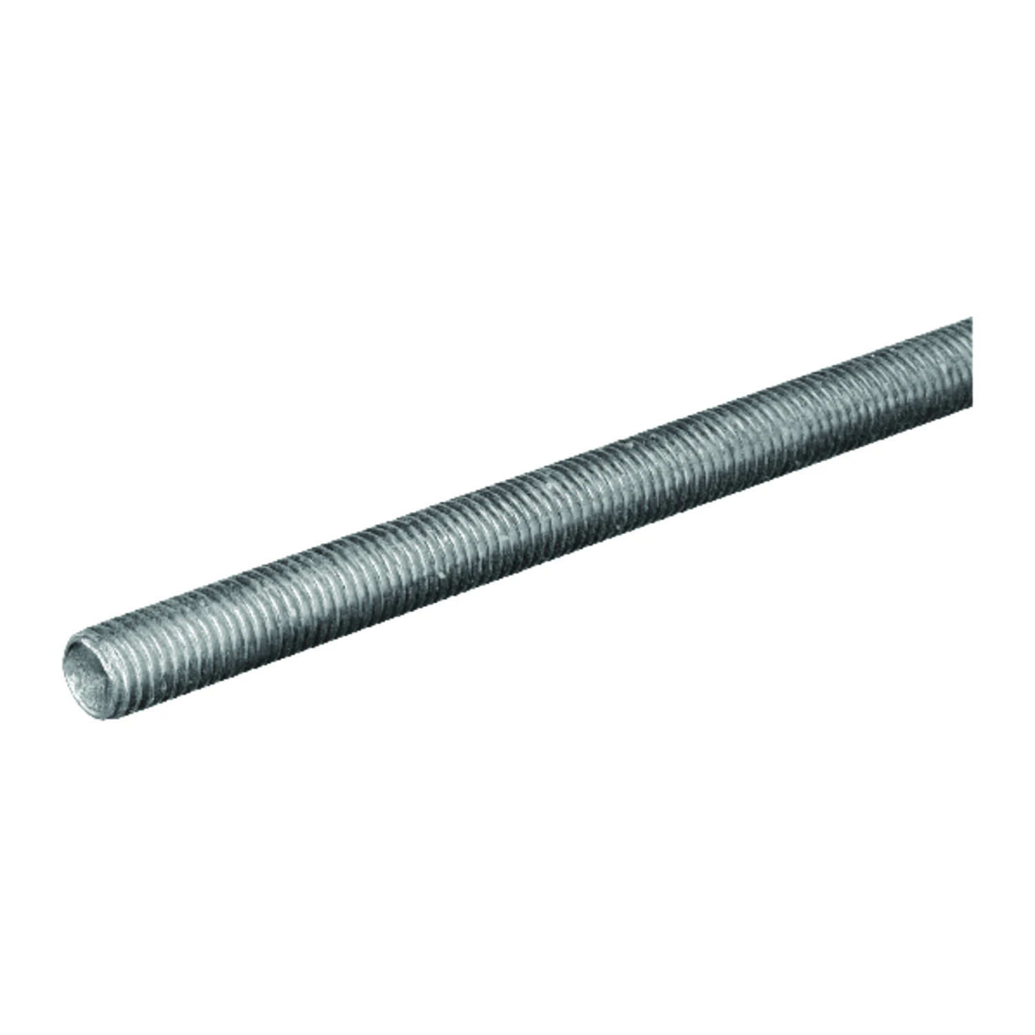 Steelworks #8 1 Ft. Zinc-plated Steel Threaded Rod - 32 Tpi