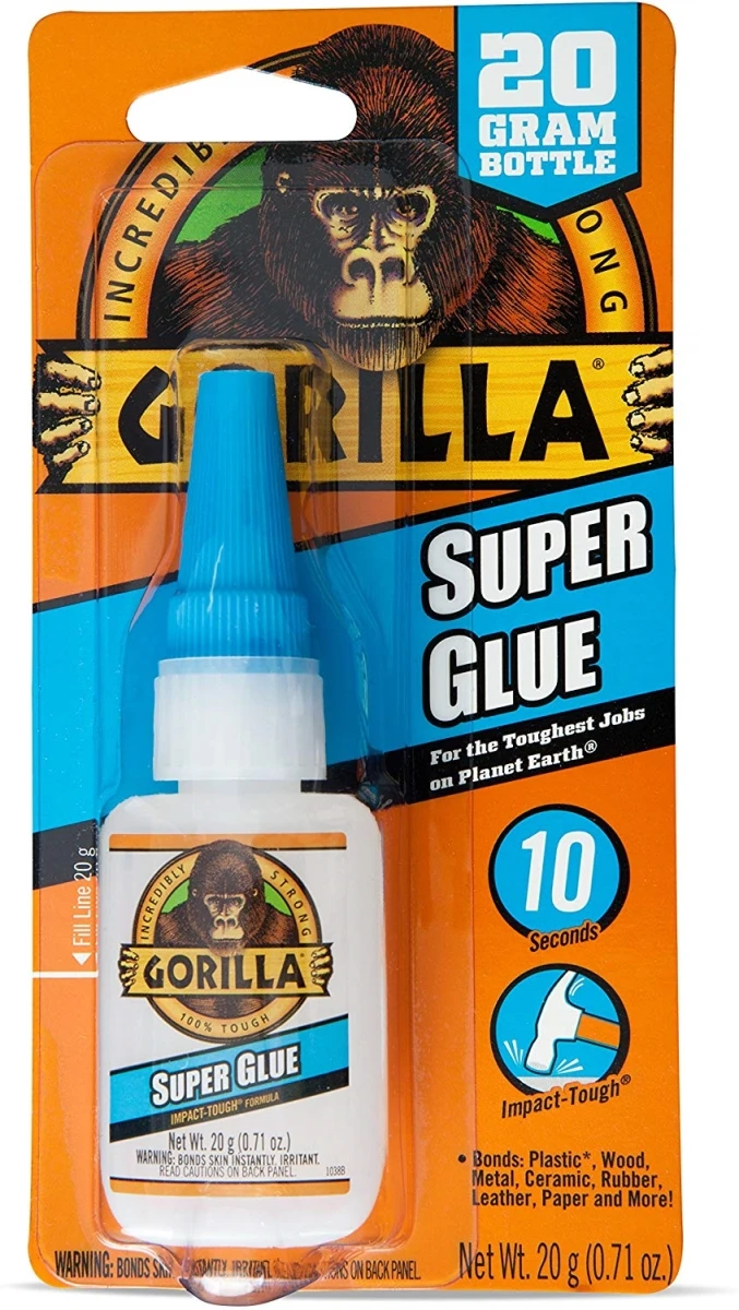 Super Glue Gel with Quick Set Time, 25 Gram Tube