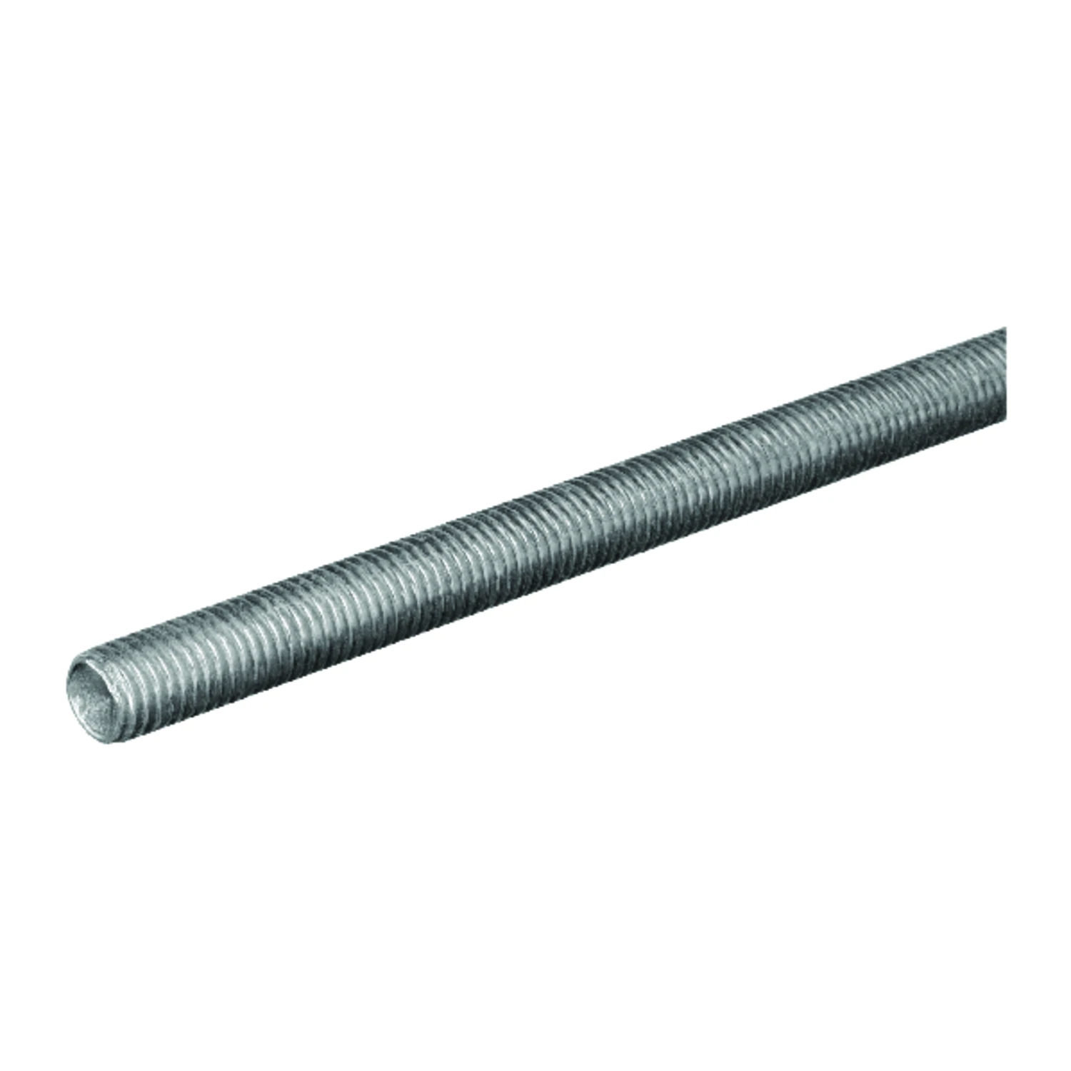 Steelworks 1/4 In. X 2 Ft. Zinc-plated Steel Threaded Rod