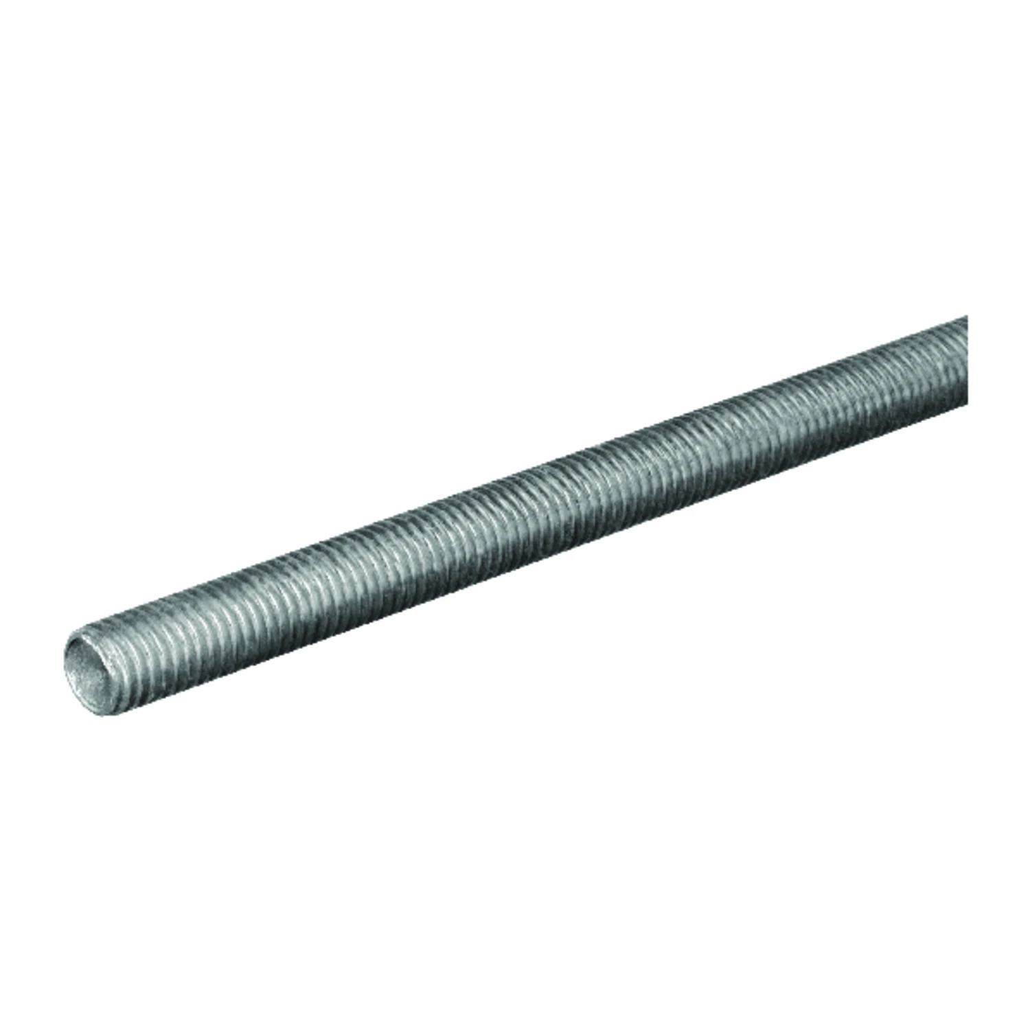Steelworks 1/2 In. X 1 Ft. Zinc-plated Steel Threaded Rod