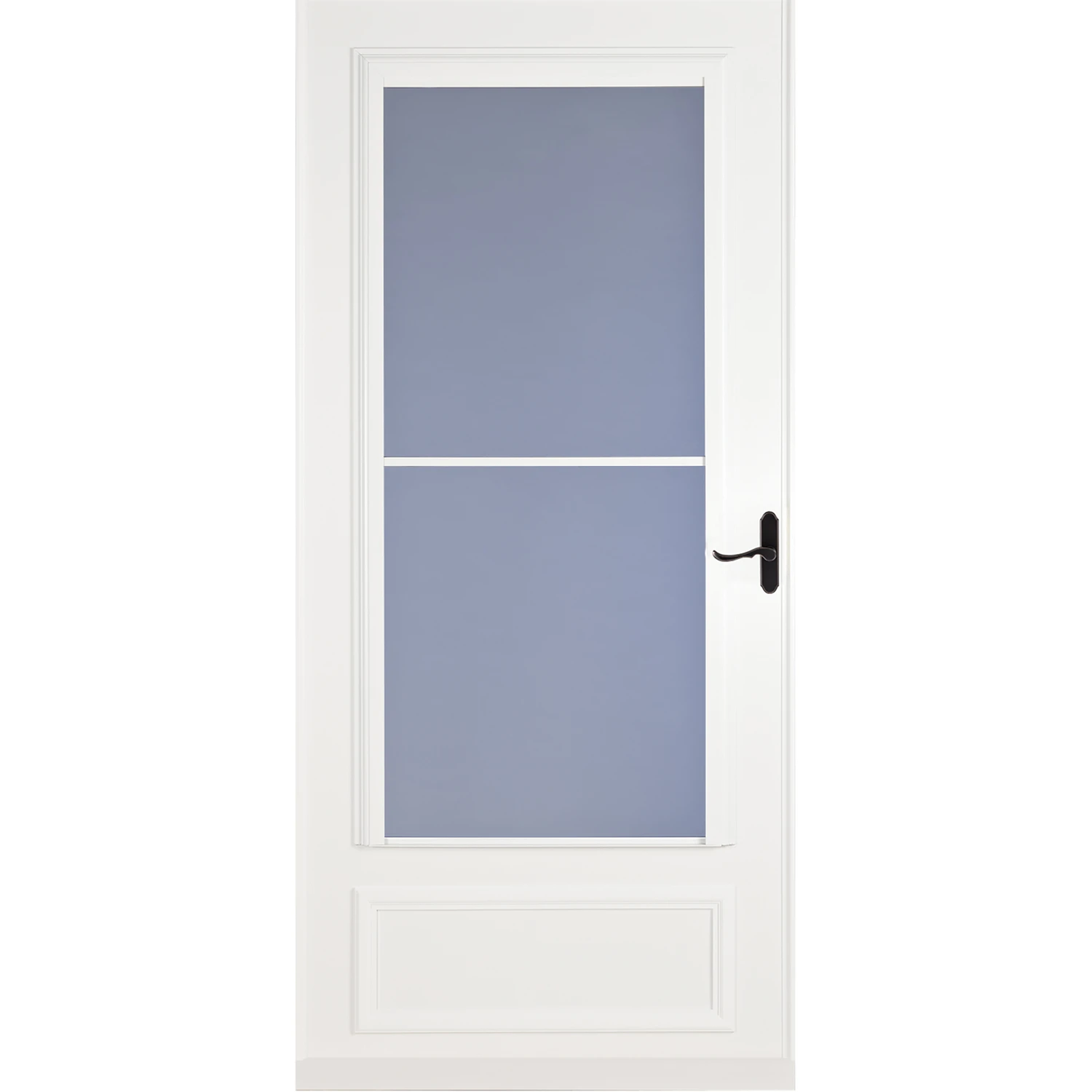 32 In. W X 81 In. H White Mid View Duratech Storm Door