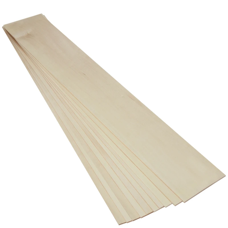 Basswood Wood Board, One Sixteenth Inch Thick by Four Inches Wide by Thirty Six Inches Long