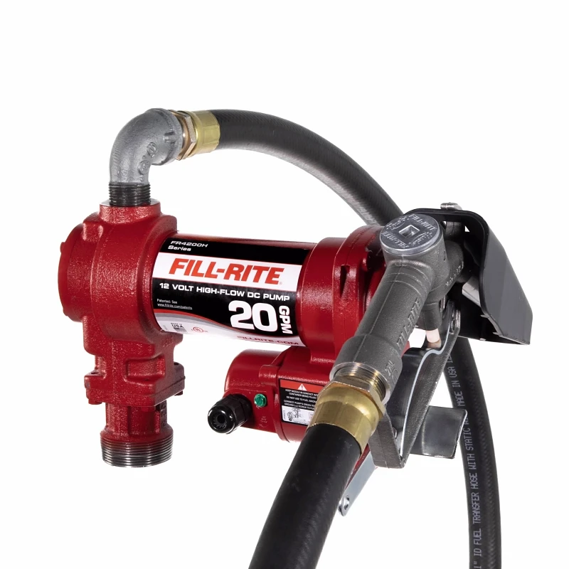 High Flow Dc Pump, 20 Gpm, Heavy-duty Cast Iron, 12-volt, Model Fr4210h