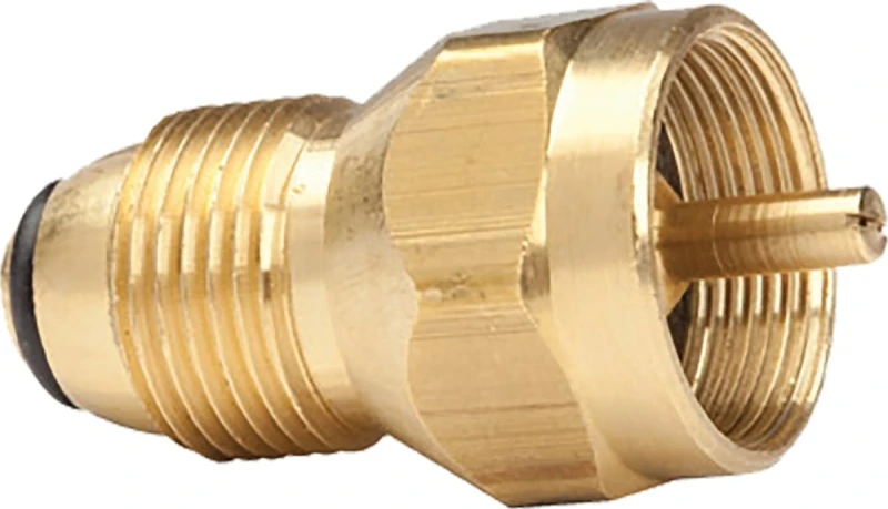 Female Cylinder Thread X Soft Nose Pol Propane Refill Adapter