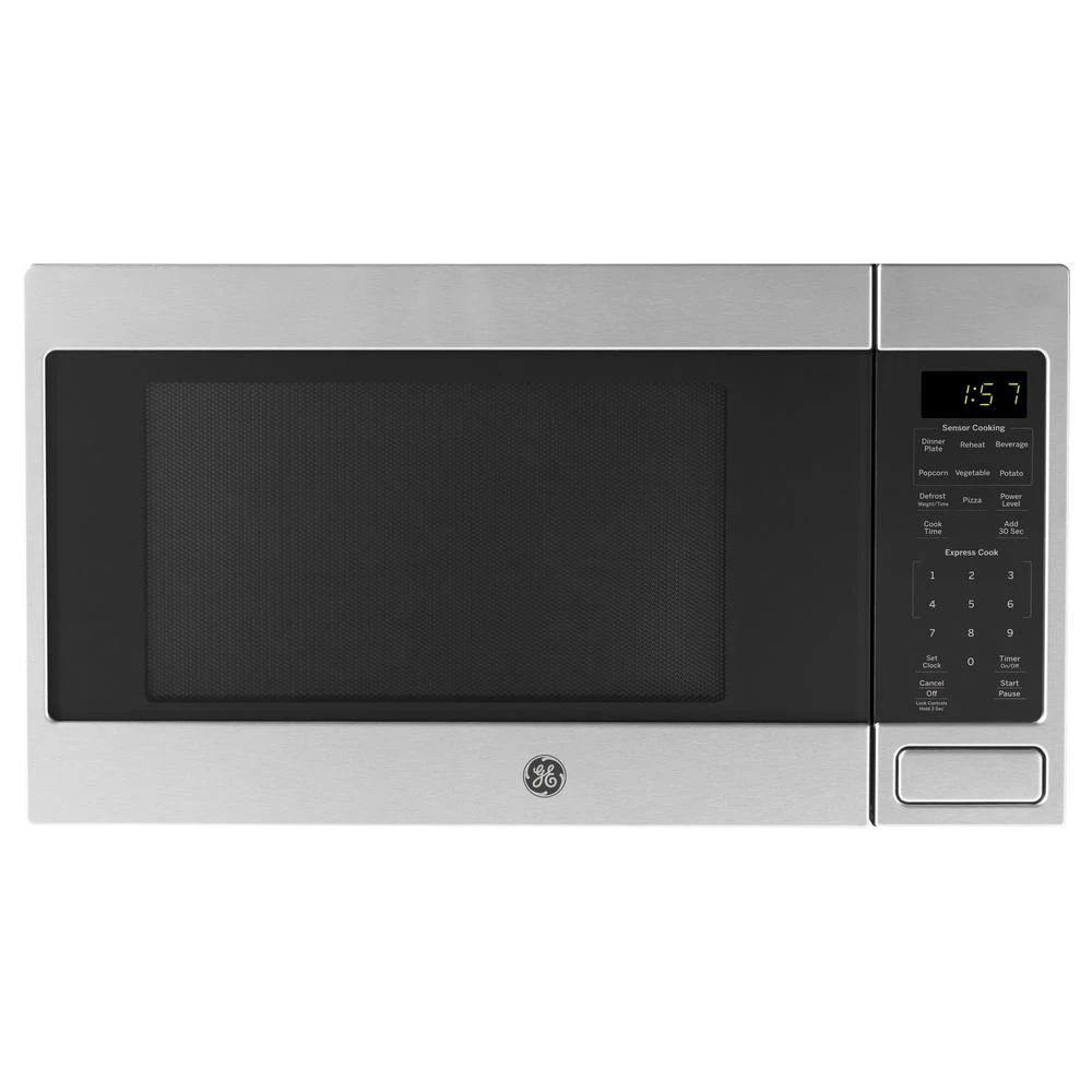 1.6 Cu. Ft. Stainless Steel Countertop Microwave Oven, 1150 Watts, Model Jes1657smss