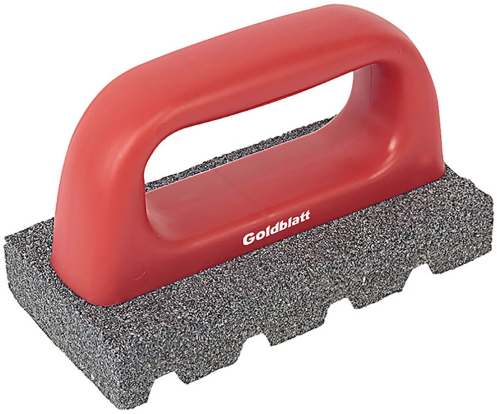 6 X 3 Inch 20-grit Rubbing Brick With Ergonomic Handle