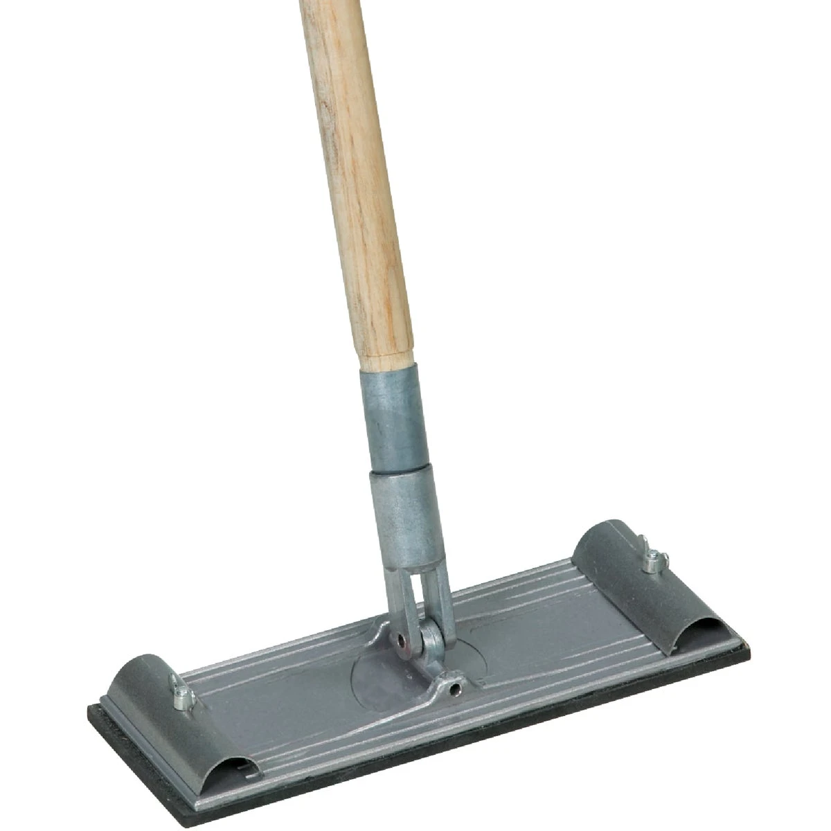 48 Inch Heavy-duty Pole Sander With Metal Head And Locking Sandpaper Clamps