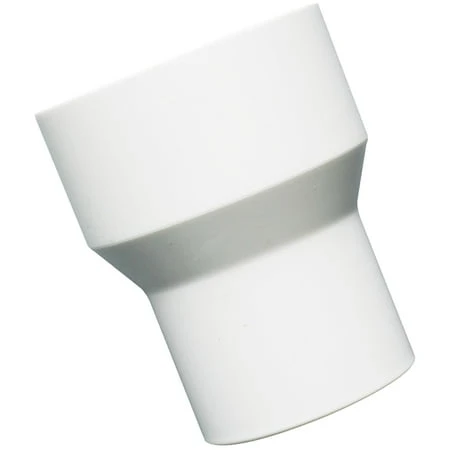 1-1/2 In. X 1-1/4 In. White Pvc Solvent Weld Reducer Coupling