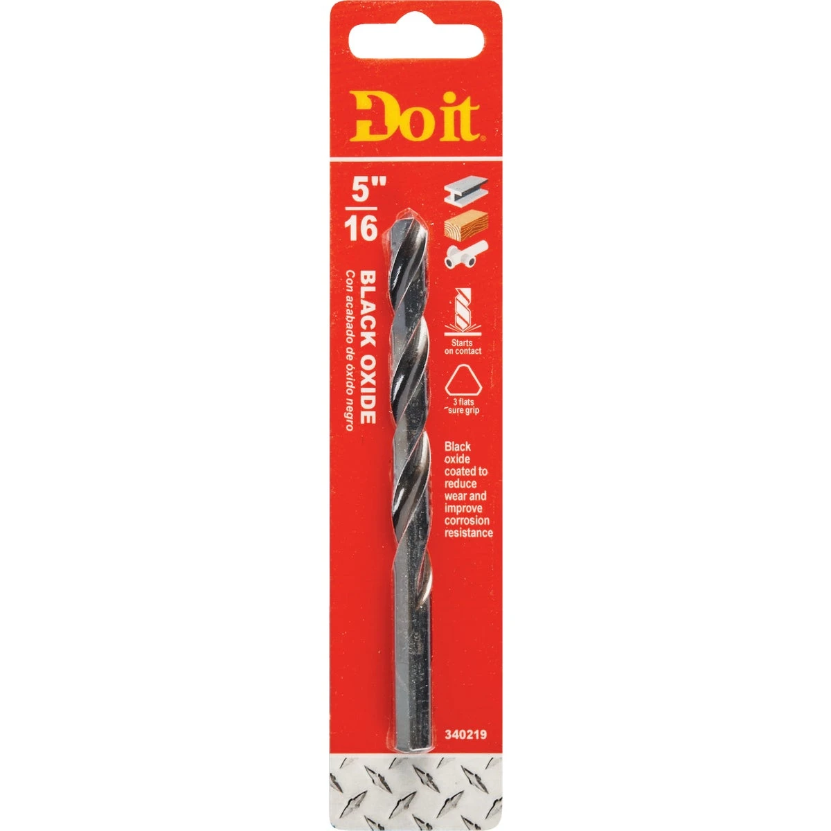 Do it Best 5/16 In. Black Oxide Drill Bit