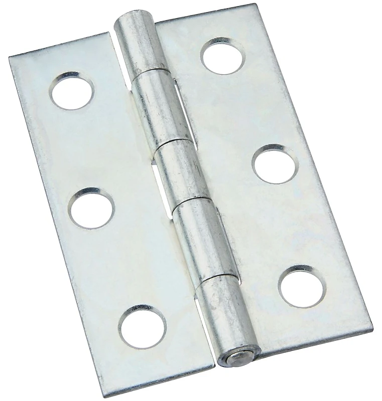 N146-241 2-1/2-inch Zinc Plated Non-removable Pin Door Hinge