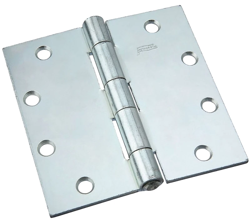 Five Inch Zinc Door Hinge with Non-Removable Pin for Security