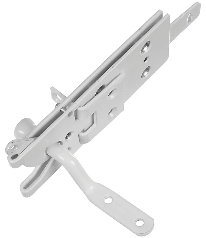 White Aluminum Automatic Gate Latch For Wood And Vinyl Gates