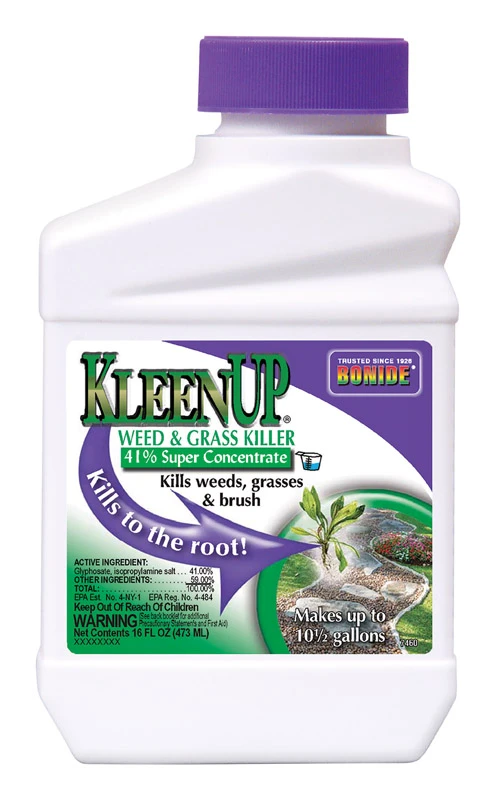 KleenUp Weed and Grass Killer Concentrate, 16 Ounce Bottle