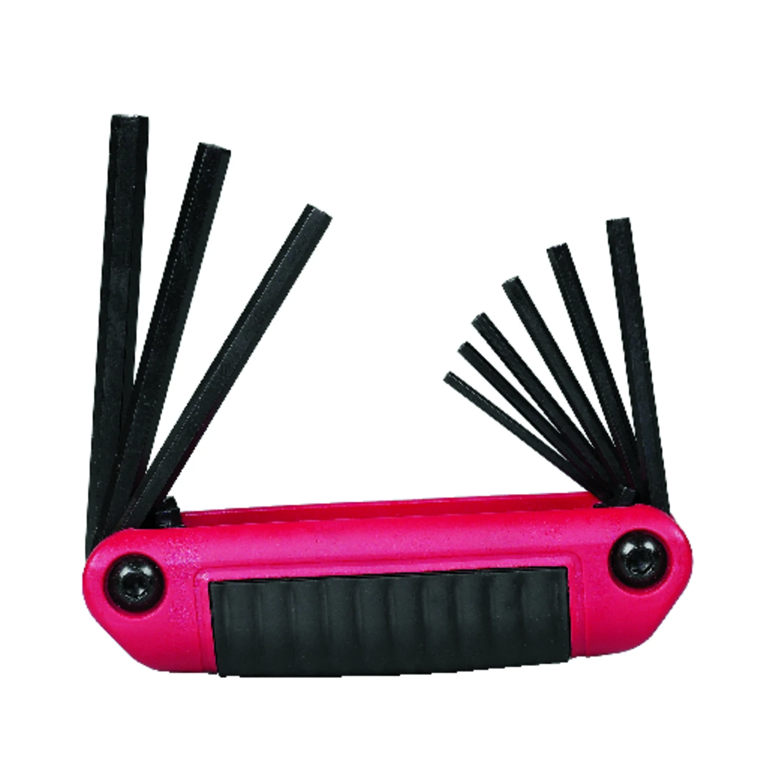 Medium Handle Ergo-fold Hex Key Set, 9-piece, Sae Sizes 5/64" To 1/4"