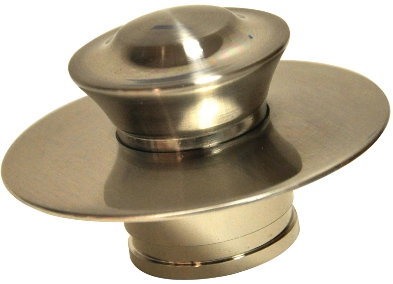 3 In. Brushed Nickel Metal Drain Stopper For Tubs And Sinks